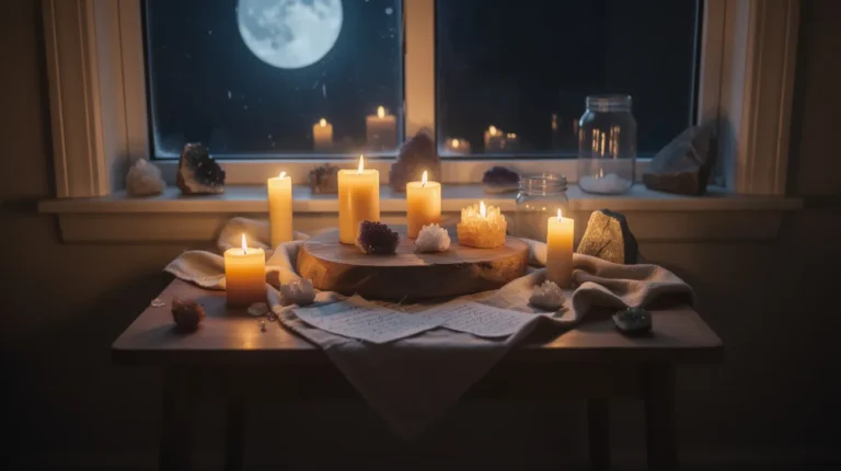 Rituel de pleine lune : le déroulé complet pas à pas